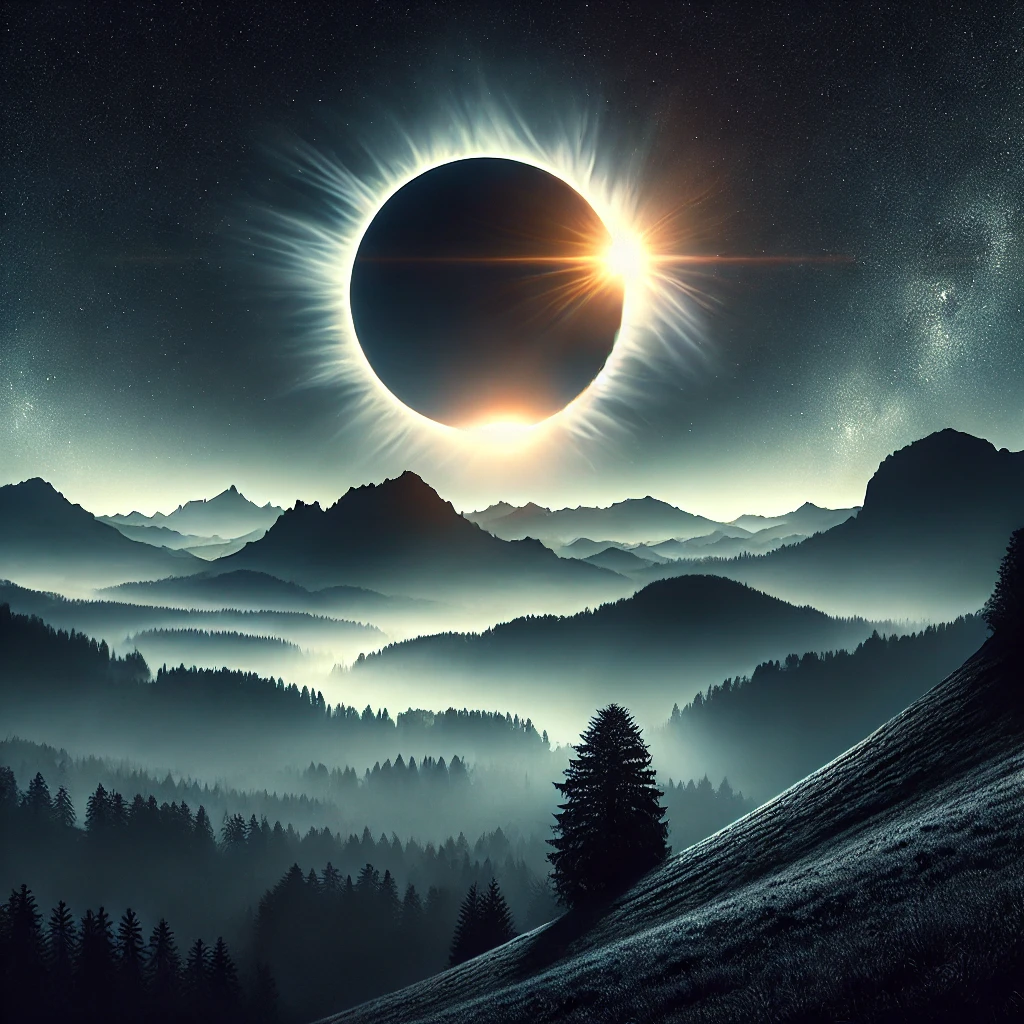 The 2025 solar eclipse as seen from one of the best viewing locations.