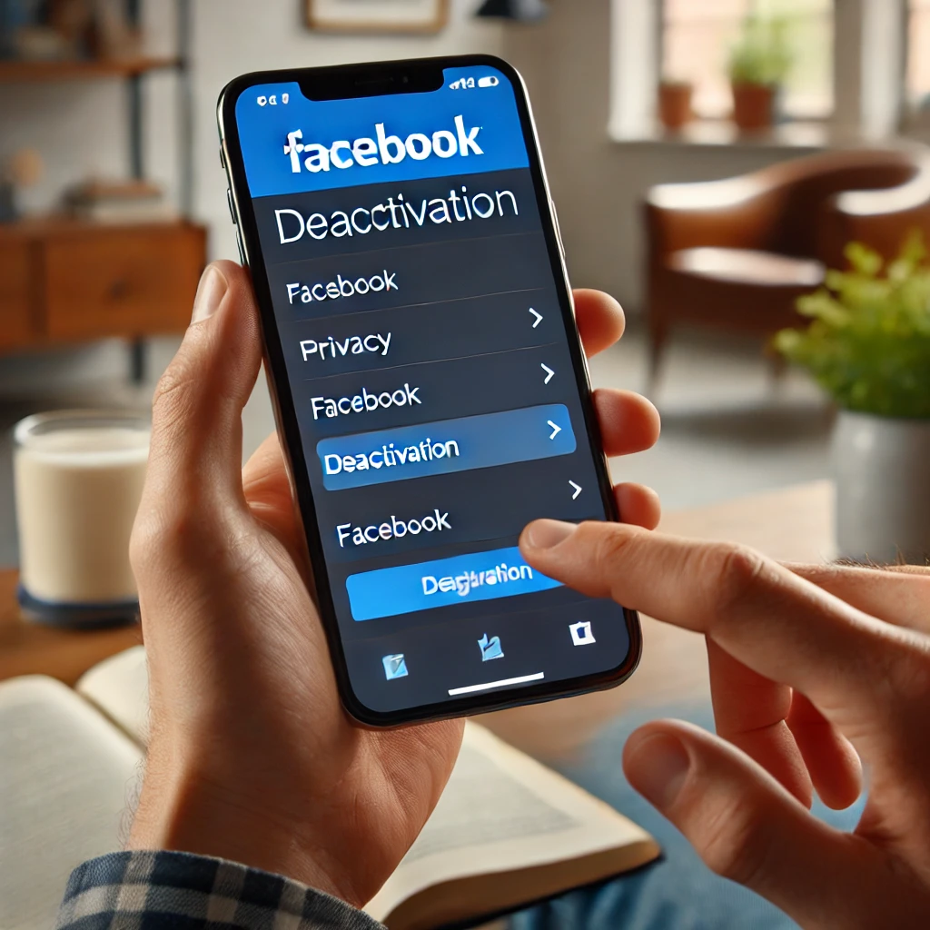 How to deactivate Facebook: A step-by-step guide on mobile settings.